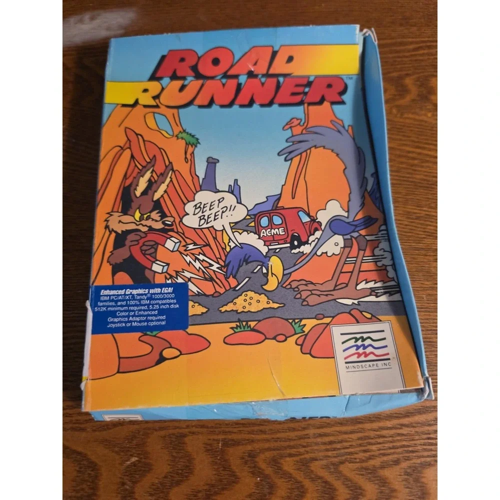 Road Runner game for Commodore 64 128 In Box